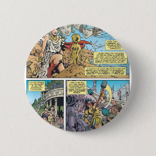 Chapa Redonda De 5 Cm Mujer Maravilla Themyscira