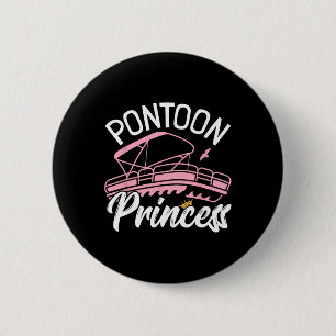 Chapa Redonda De 5 Cm Mujer Pontoon Chica de barco I Pontoon Princesa Po