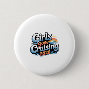 Chapa Redonda De 5 Cm Mujeres Chicas Crucero 2026 Vacaciones de Crucero