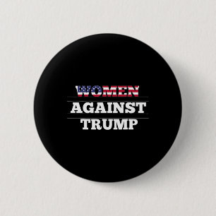 Chapa Redonda De 5 Cm Mujeres Contra Trump - Resistencia Anti Donald Tru
