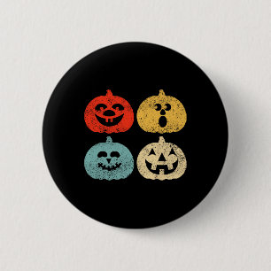 Chapa Redonda De 5 Cm Mujeres de calabaza de Halloween