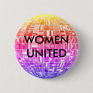Chapa Redonda De 5 Cm MUJERES Diseño UNIDO 5