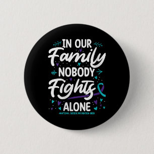 Chapa Redonda De 5 Cm Mujeres En Nuestra Familia No Prevalece El Suicidi