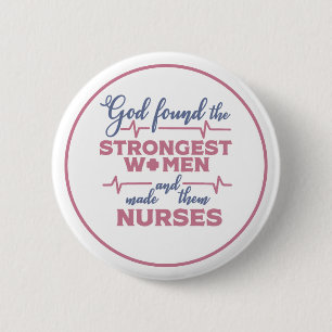 Chapa Redonda De 5 Cm Mujeres fuertes cristianas