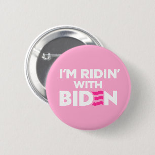 Chapa Redonda De 5 Cm Mujeres Para Biden 2024
