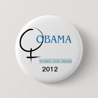 Chapa Redonda De 5 Cm Mujeres para el perno de Obama