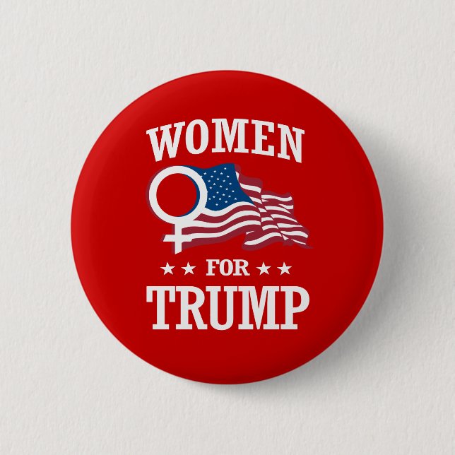 CHAPA REDONDA DE 5 CM MUJERES PARA TRUMP (Anverso)
