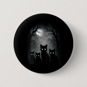 Chapa Redonda De 5 Cm Mujeres Y Gatitos Lindos Gatos Alt Gótico Nge Horr