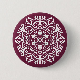 Chapa Redonda De 5 Cm Mulberry Mandala
