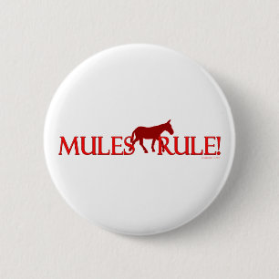 Chapa Redonda De 5 Cm Mules Rule Silhouette