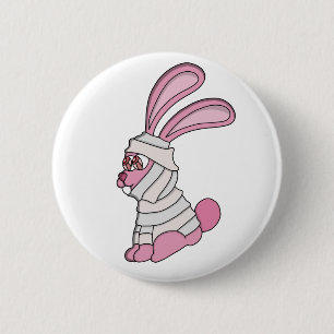Chapa Redonda De 5 Cm Mummy Rabbit