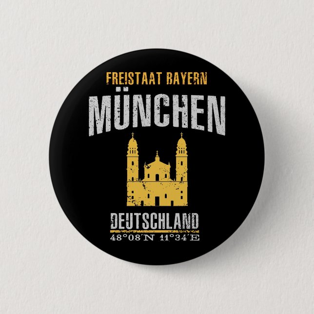 Chapa Redonda De 5 Cm München (Anverso)