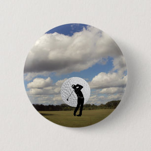 Chapa Redonda De 5 Cm Mundo del golf