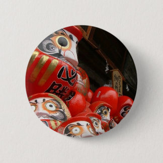 Chapa Redonda De 5 Cm Muñecas japonesas de la buena suerte de Daruma San