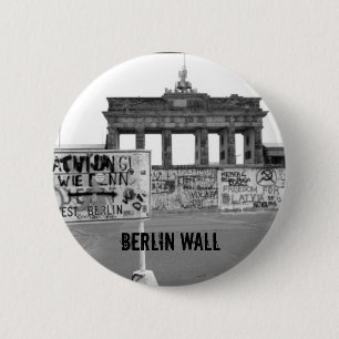 Chapa Redonda De 5 Cm Muro de Berlín