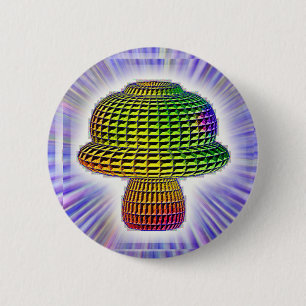 Chapa Redonda De 5 Cm Mushroom digital