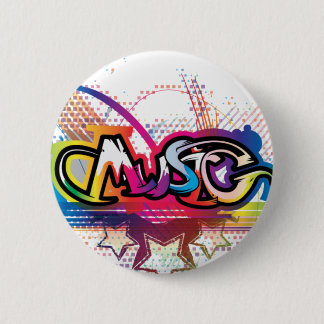 Chapa Redonda De 5 Cm Música