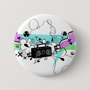 Chapa Redonda De 5 Cm Música