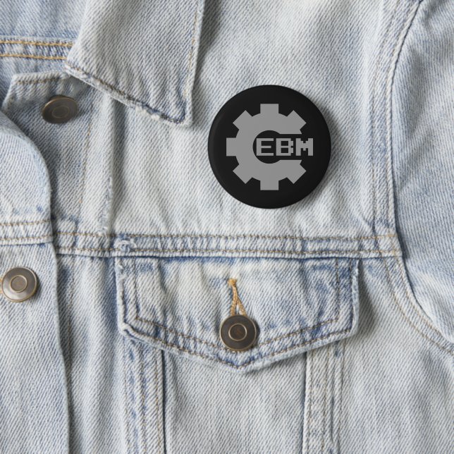 Chapa Redonda De 5 Cm música corporal electrónica PIN (In situ)
