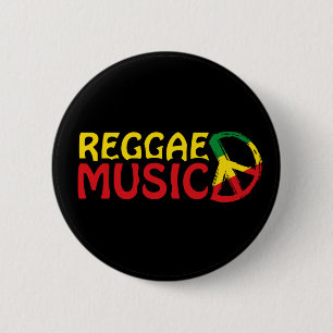 Chapa Redonda De 5 Cm Música de reggae - modelo2b-círculo-negro