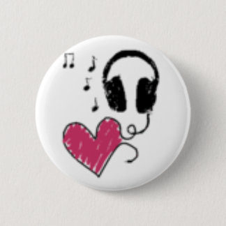 Chapa Redonda De 5 Cm Música del amor