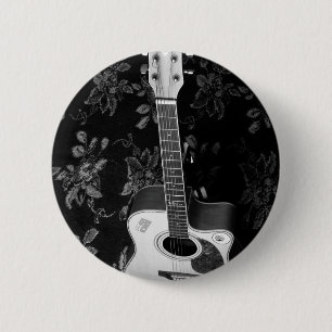 Chapa Redonda De 5 Cm Música y sangre