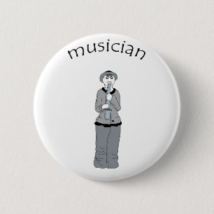 Chapa Redonda De 5 Cm músico