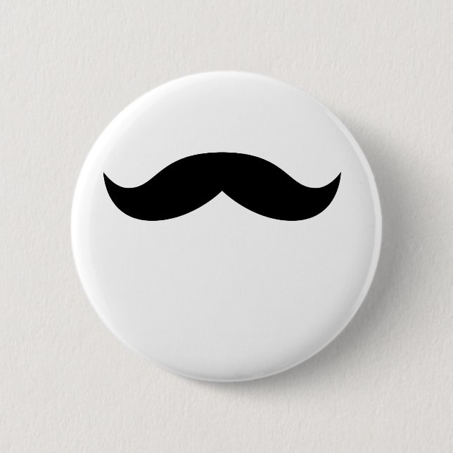 Chapa Redonda De 5 Cm mustache_3 [1] (Anverso)