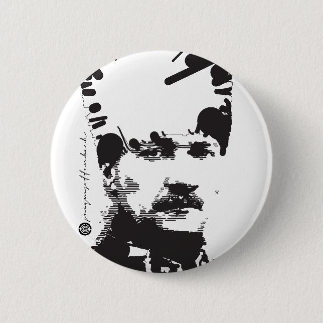 Chapa Redonda De 5 Cm Mustafa Kemal Atatürk button (Anverso)