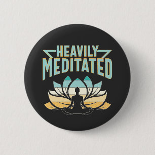 Chapa Redonda De 5 Cm Muy meditado - Yoga