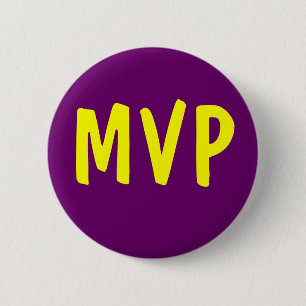 Chapa Redonda De 5 Cm MVP - La mayoría del jugador valioso