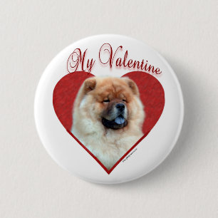 Chapa Redonda De 5 Cm My Chow Chow Valentine