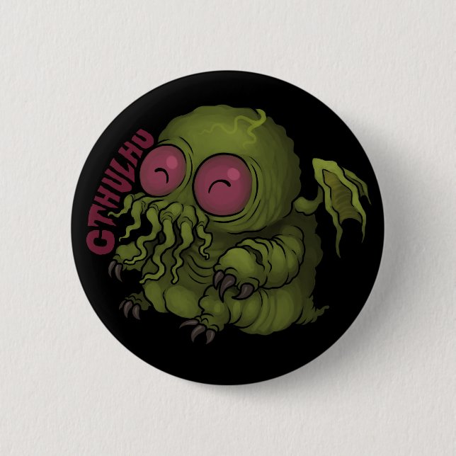 Chapa Redonda De 5 Cm MYTHOS - Cthulhu (Anverso)