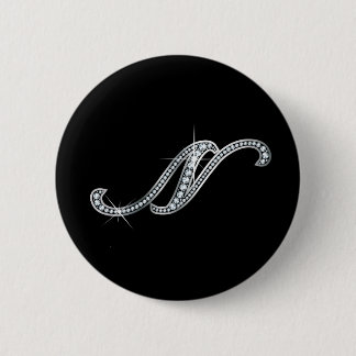 Chapa Redonda De 5 Cm N guión "Diamond Bling"