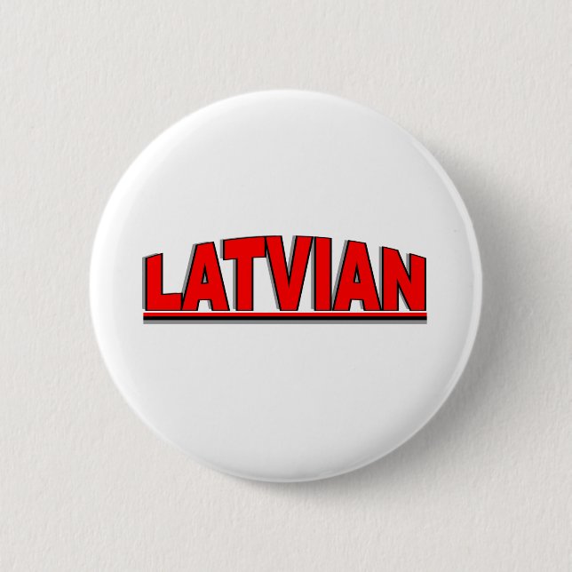 Chapa Redonda De 5 Cm Nacionalidades - "Latvian " (Anverso)