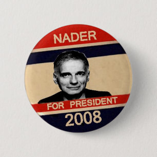 Chapa Redonda De 5 Cm Nader para presidente Button