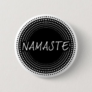 Chapa Redonda De 5 Cm Namaste