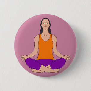Chapa Redonda De 5 Cm Namaste Breath Yoga