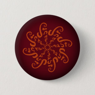 Chapa Redonda De 5 Cm Namaste Mandala