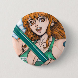 Chapa Redonda De 5 Cm Nami ~ Ladrón de Gatos
