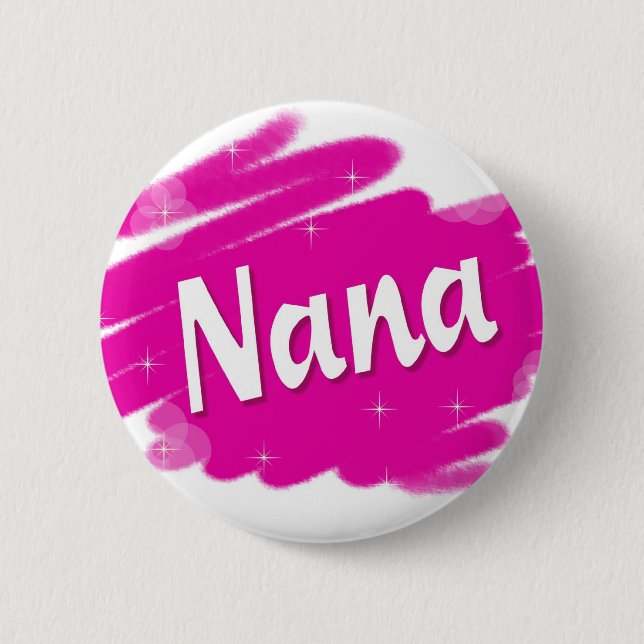 Chapa Redonda De 5 Cm Nana ama a rosa (Anverso)