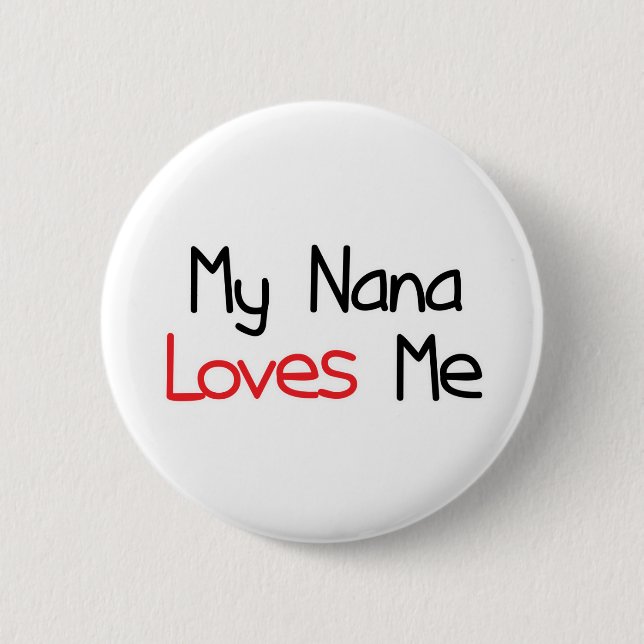Chapa Redonda De 5 Cm Nana me ama (Anverso)