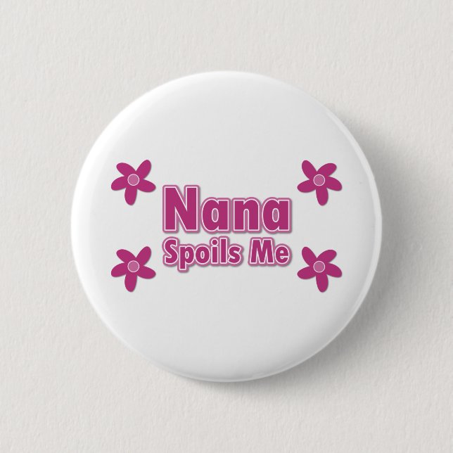 Chapa Redonda De 5 Cm Nana me estafa (Anverso)