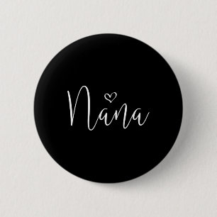 Chapa Redonda De 5 Cm Nana Para Mujeres Abuela Navidad Día de la Madre G