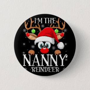 Chapa Redonda De 5 Cm Nana Reno Navidad Familia Divertida Grupo Coincide