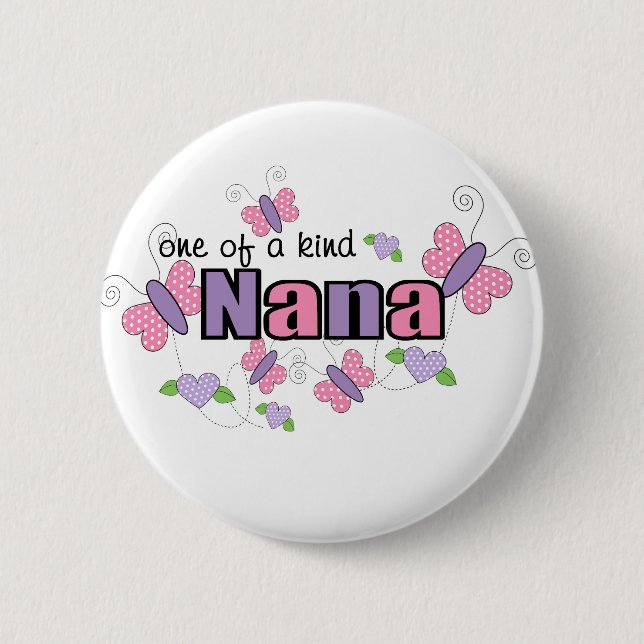 Chapa Redonda De 5 Cm Nana Única (Anverso)