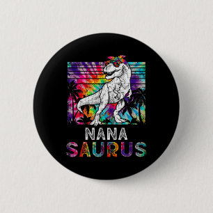 Chapa Redonda De 5 Cm Nanasaurus Dinosaur Nana Saurus Familia Coincidien