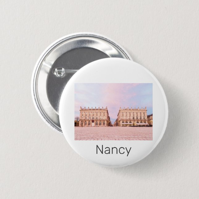 Chapa Redonda De 5 Cm Nancy Place Stanislas Grand Est France Sunset (Anverso y reverso)