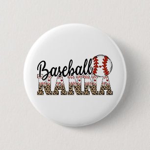 Chapa Redonda De 5 Cm Nanna Women Ballpark Nanna Baseball Mom Madres Da
