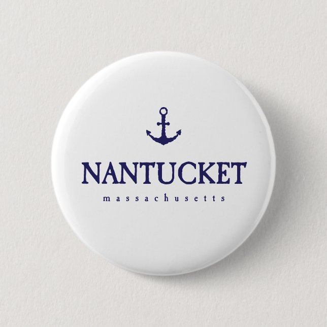 Chapa Redonda De 5 Cm Nantucket (Anverso)